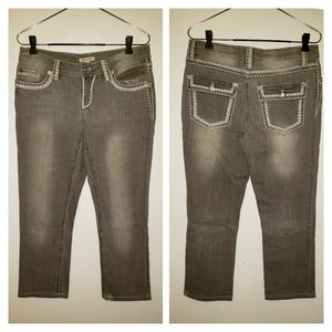 Boston Proper gray ankle jeans, size 6. Excellent condition